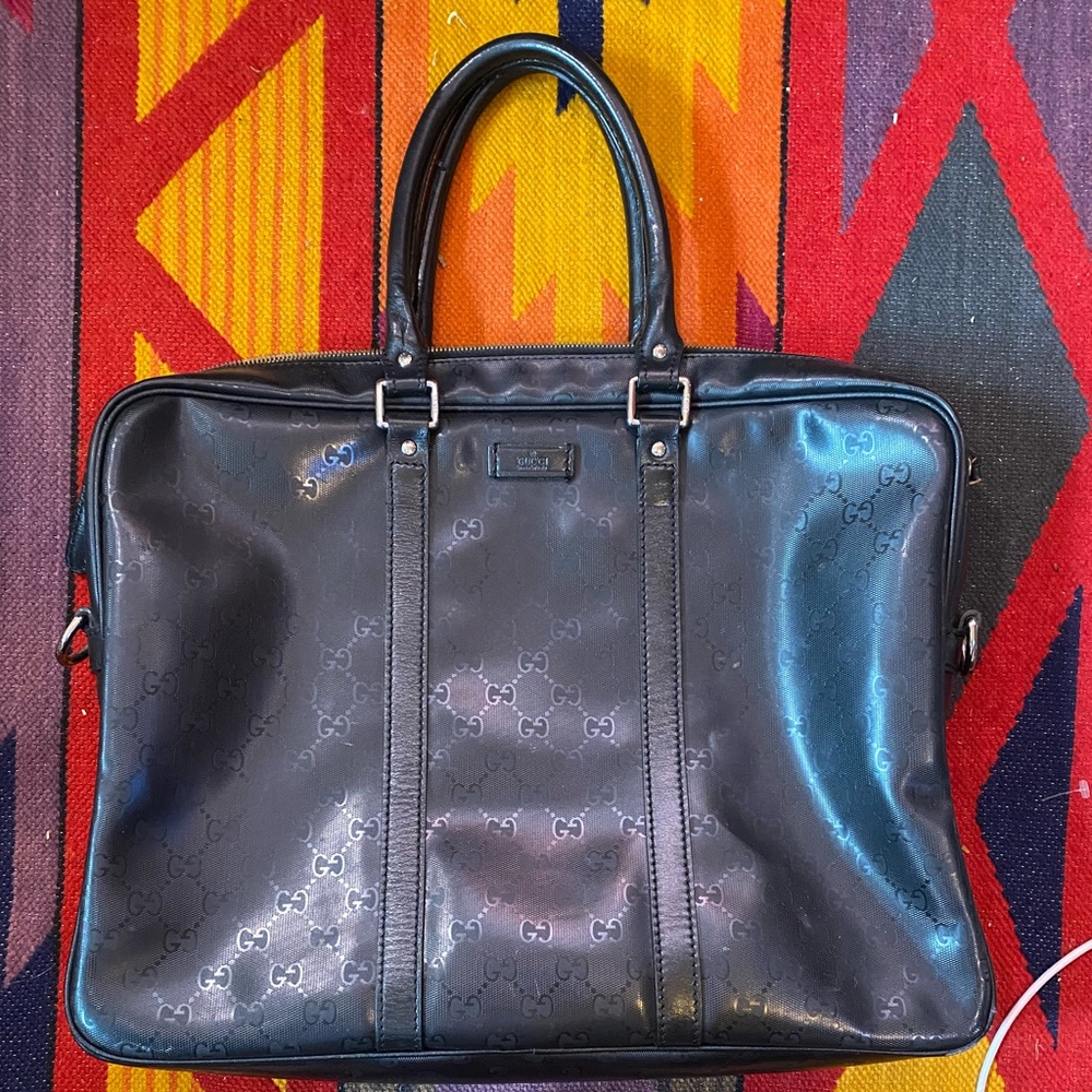 Gucci brief case